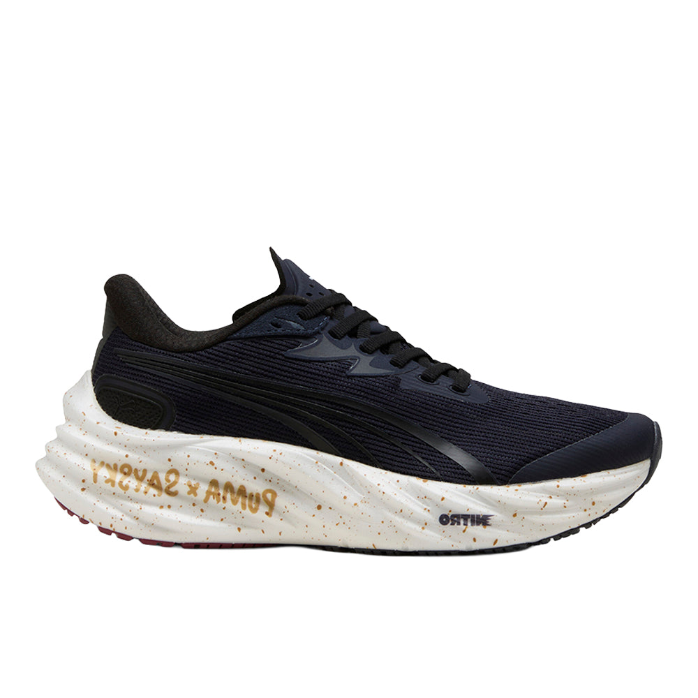 Shop Grey Mens PUMA X SAYSKY Velocity NITRO 4 Running Shoes