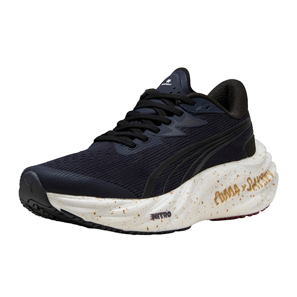 Shop Grey Mens PUMA X SAYSKY Velocity NITRO 4 Running Shoes