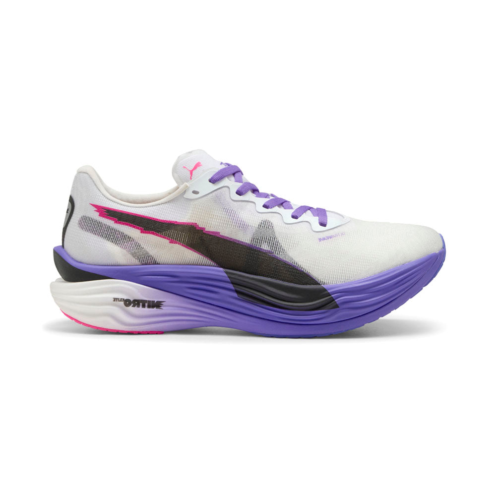 Shop Purple, White Mens Deviate Nitro Elite 3 Digitokyo Running