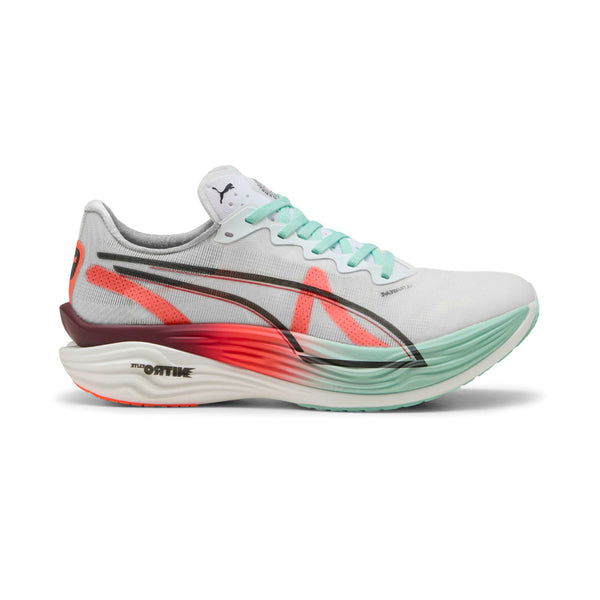 Shop Grey Womens PUMA X HYROX Deviate NITRO Elite 3 Running Shoes