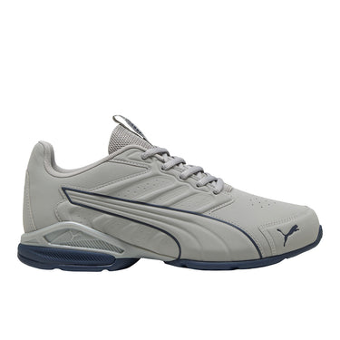 puma casual dress shoes PUMA Electro Synthetic Leather Men's Sneakers, Grey, 10