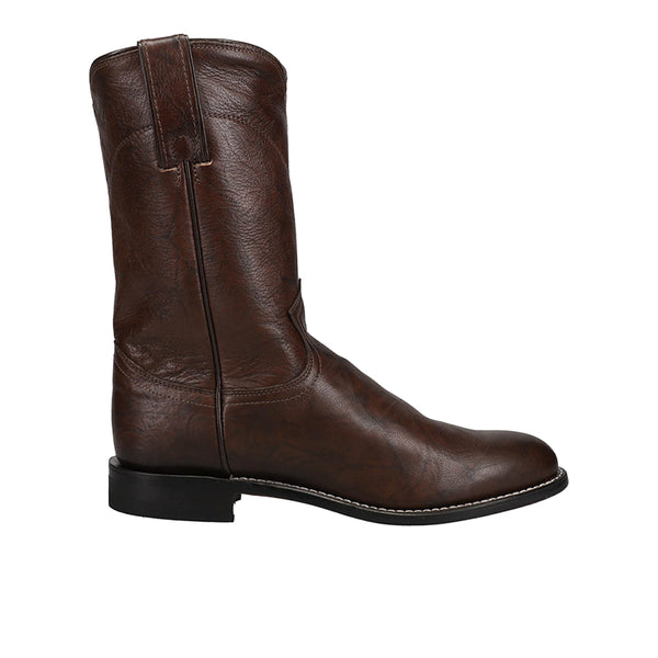 Shop Brown Mens Justin Boots Jackson 10 Inch Round Toe Roper  display picture 2