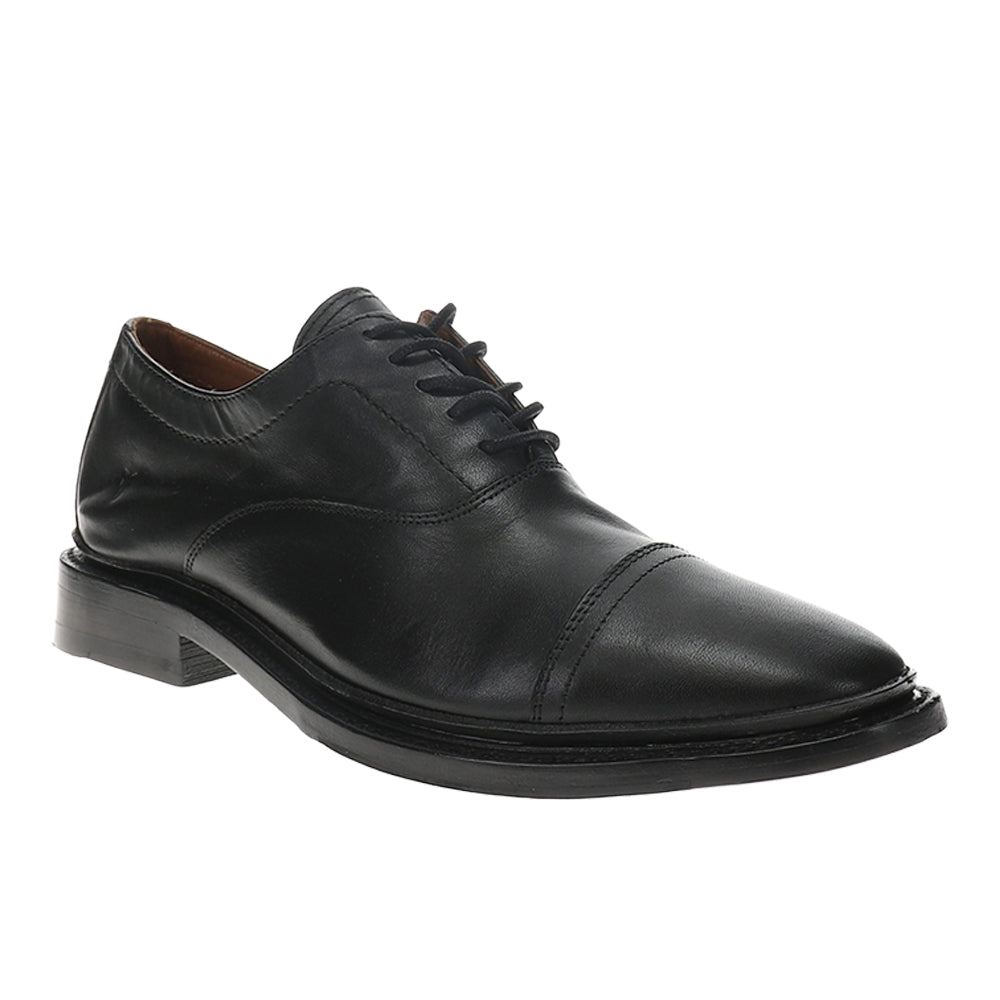 Shop Black Mens Paul Bal Oxford Cap Toe Dress Shoes – Shoebacca