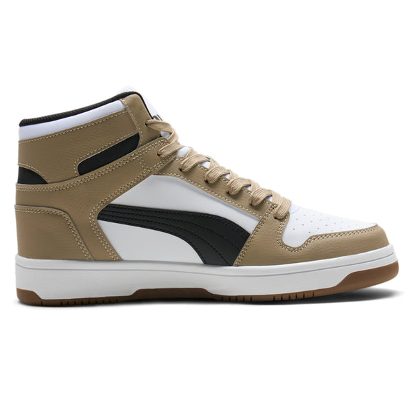 Shop White Mens Puma Rebound Layup Lace Up Sneakers – Shoebacca display picture 2