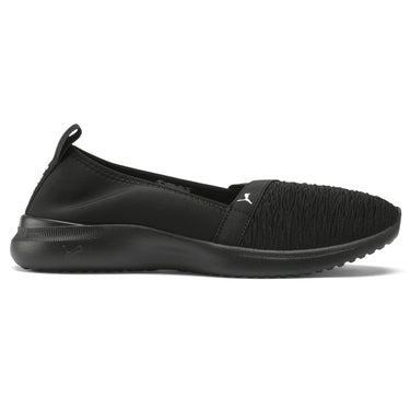 Shop Black Womens Puma Adelina Slip On Sneakers – Shoebacca