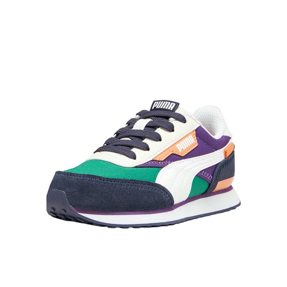 Shop Green Boys Puma Future Rider Play On Lace Up Sneakers (Little