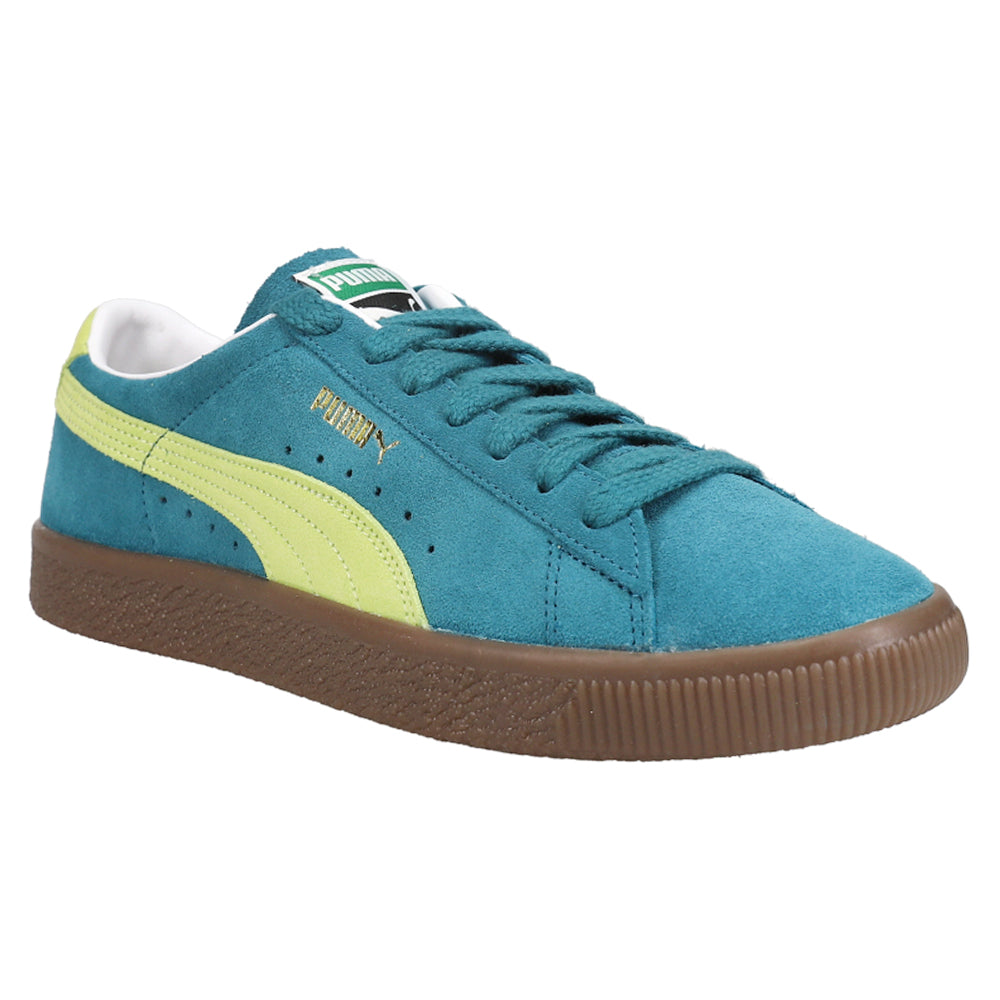Shop Blue Mens Puma Suede Vintage Lace Up Sneakers – Shoebacca