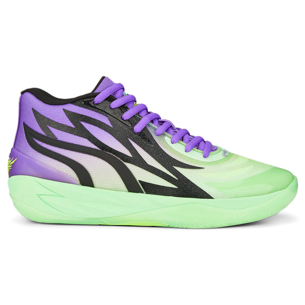 Shop Green Mens Puma MB.01 X RICK AND MORTY Basketball Shoes