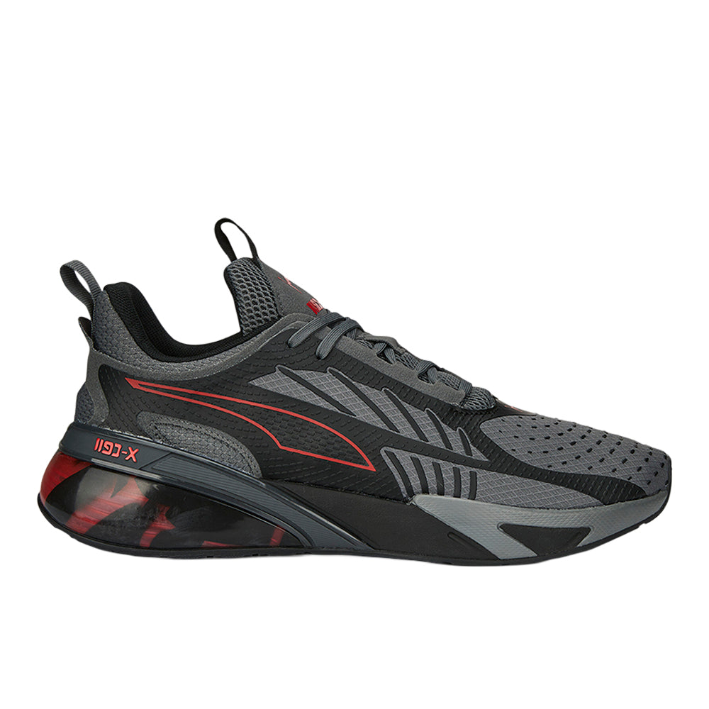 Shop Black, Grey Mens X-Cell Action Soft Focus Running Shoes