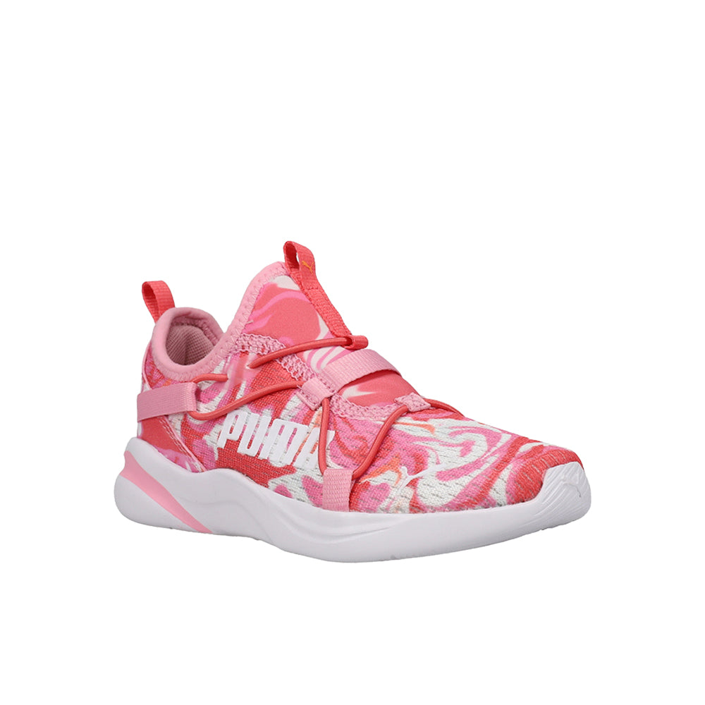 Shop Pink Girls Puma Rift Swirl Slip On Sneakers (Little Kid-Big