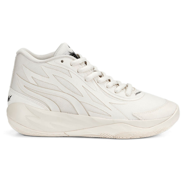 Shop Off White Boys Puma MB.02 Whispers Basketball Shoes (Big Kid