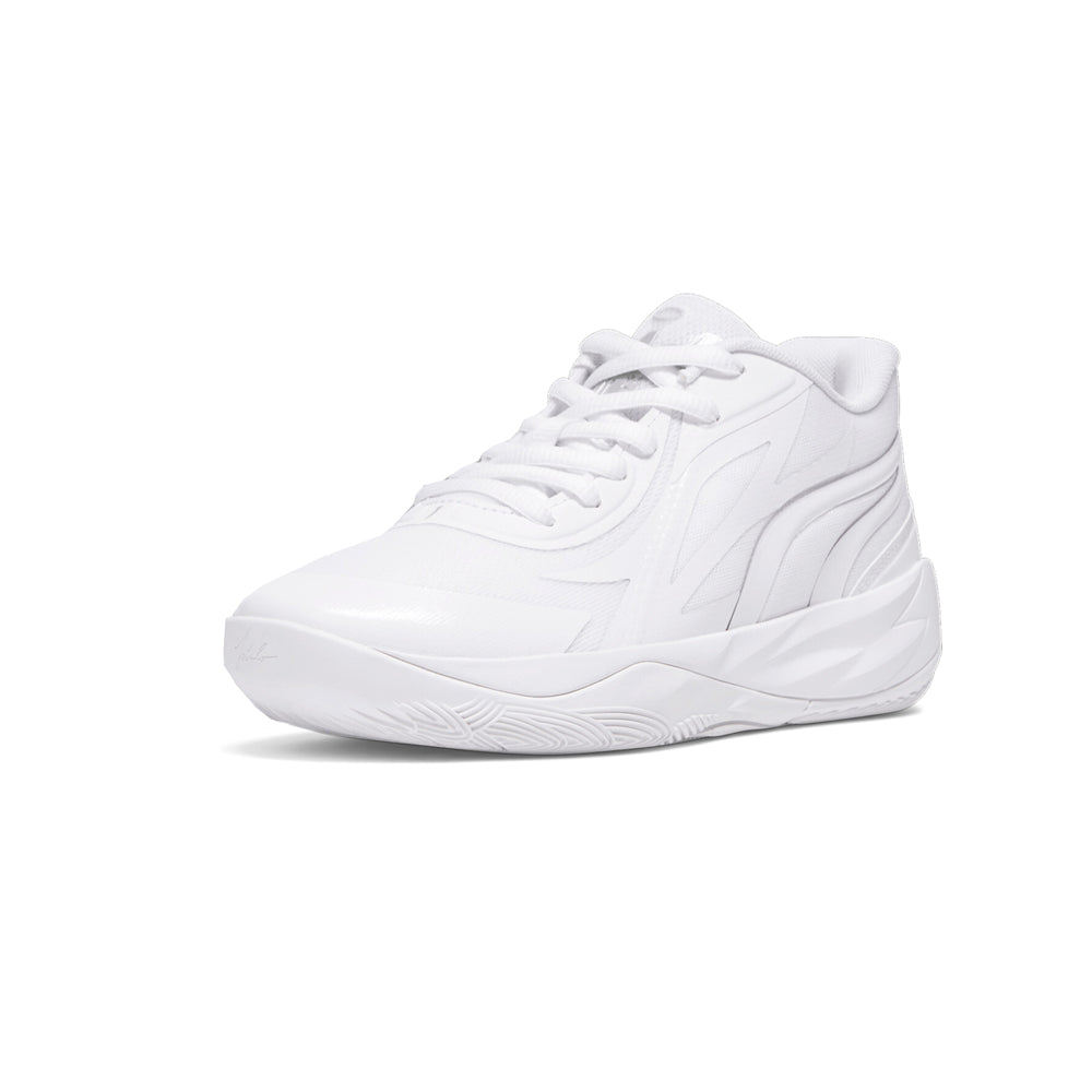 Shop White Boys Puma MB.02 Lo Basketball Shoes (Big Kid) – Shoebacca