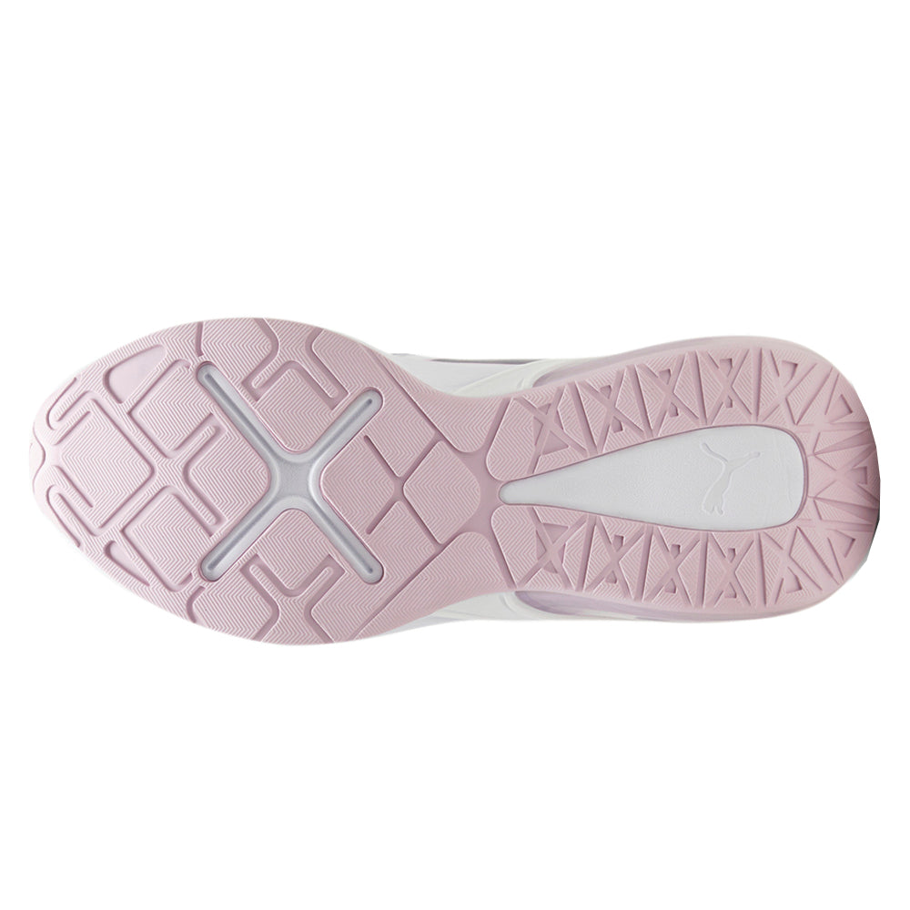 Shop White Womens Puma X-Cell Action Metachromatic Running Shoes