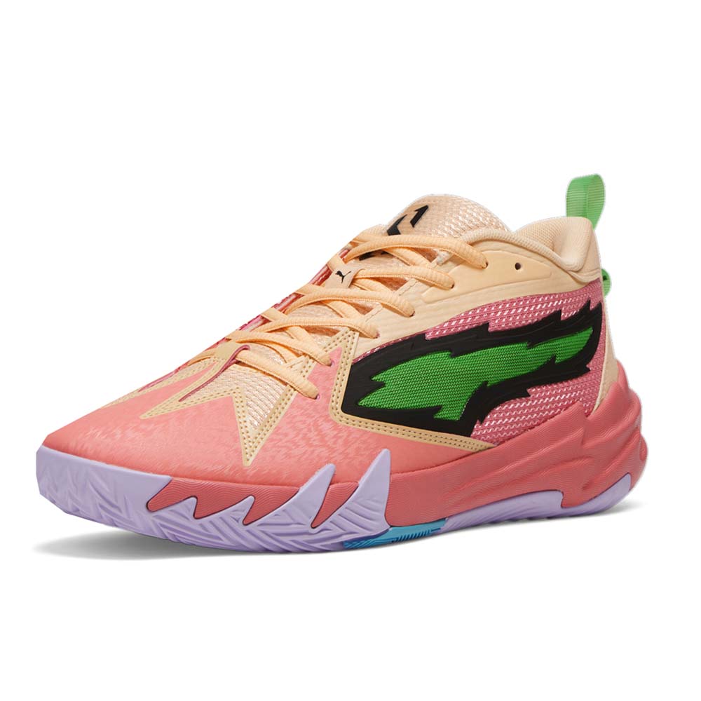 Shop Pink Mens Puma Scoot Zeros Georgia Peach Basketball Shoes