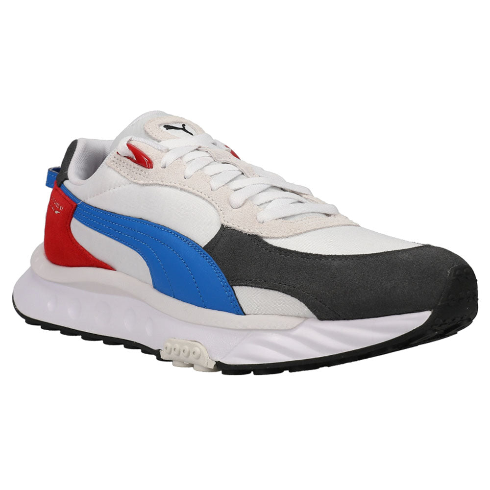 Shop White Mens Puma Wild Rider Rollin' Lace Up Sneakers – Shoebacca