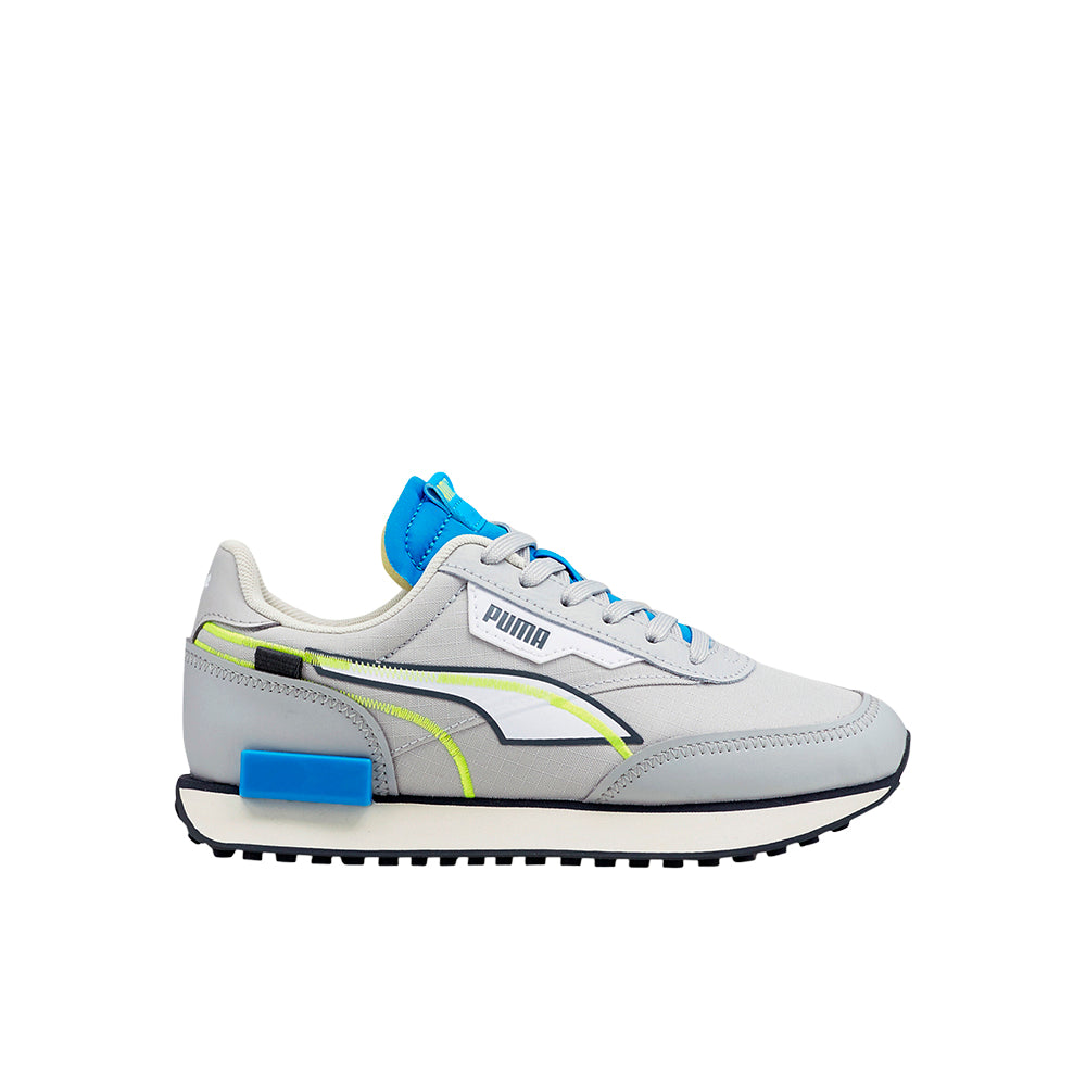 Shop Grey Boys Puma Future Rider Twofold Lace Up Sneakers (Big Kid