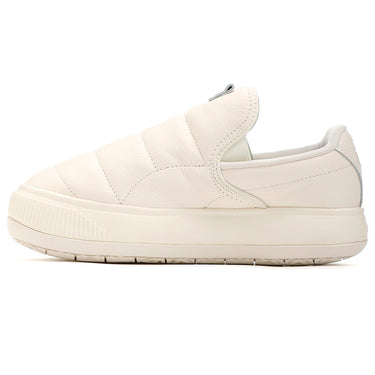 Shop Off White Womens Puma Suede Mayu Leather Slip On Sneakers 