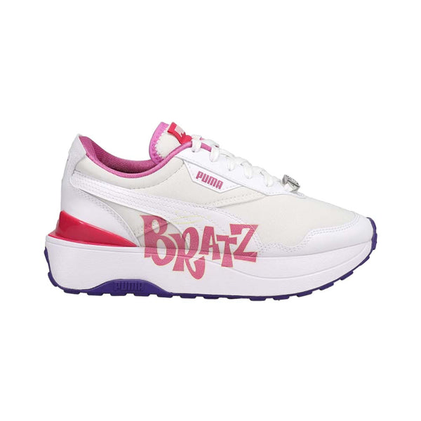 Shop White Girls Puma Bratz X Cruise Rider Lace Up Sneakers (Big Kid) –  Shoebacca