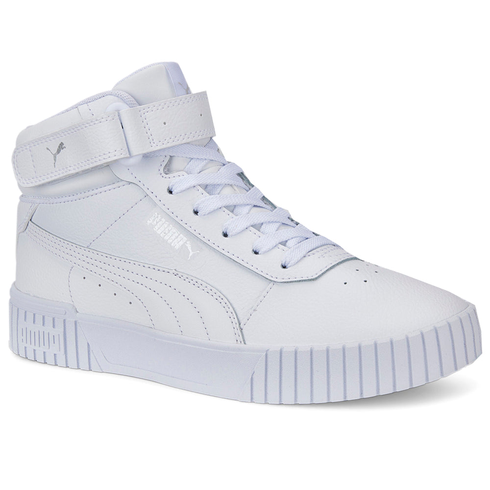 ☆Carina☆ Shop White Womens Puma Carina 2.0 High Top Sneakers – Shoebacca