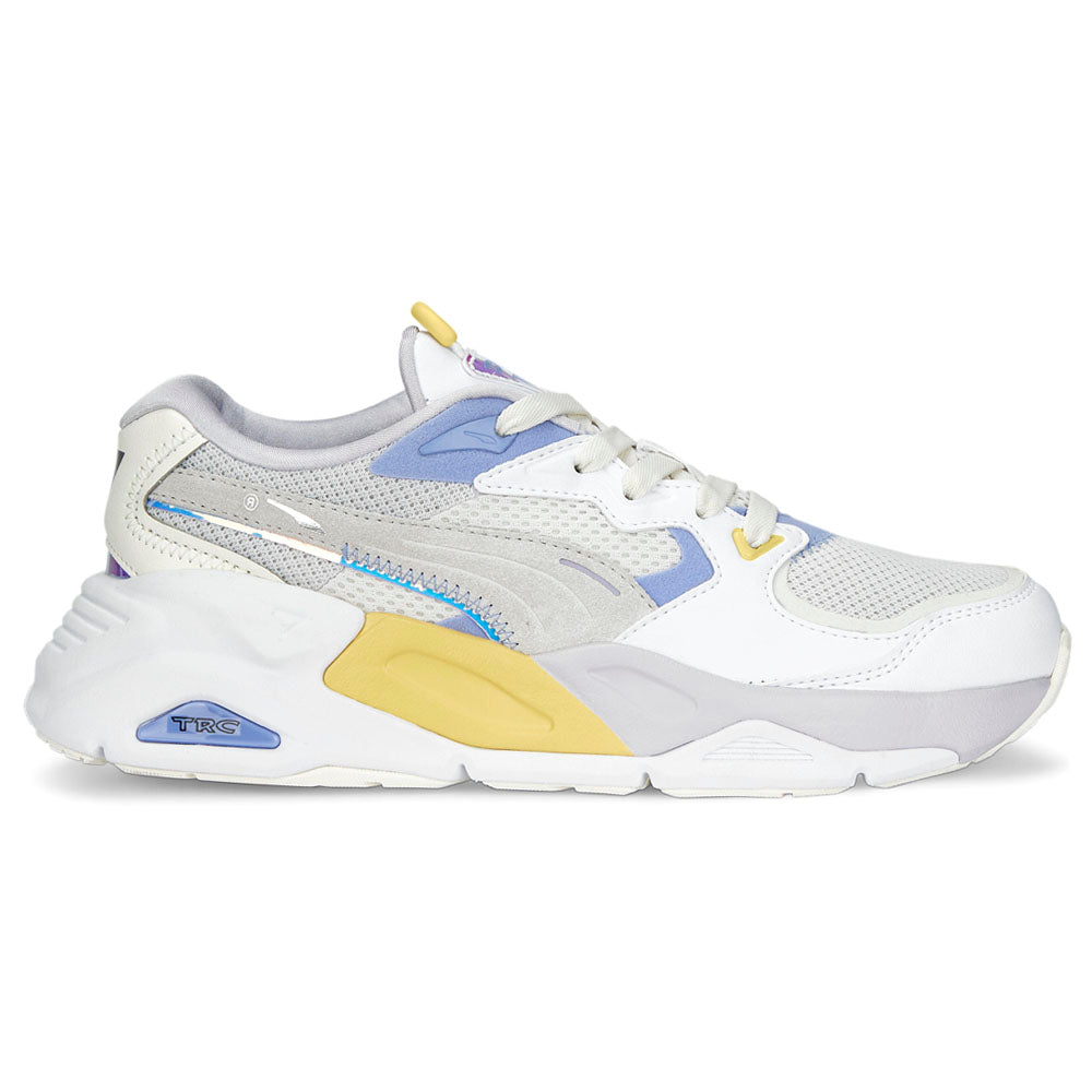 みーたん Shop White Womens Puma TRC Mira Dimensions Lace Up Sneakers