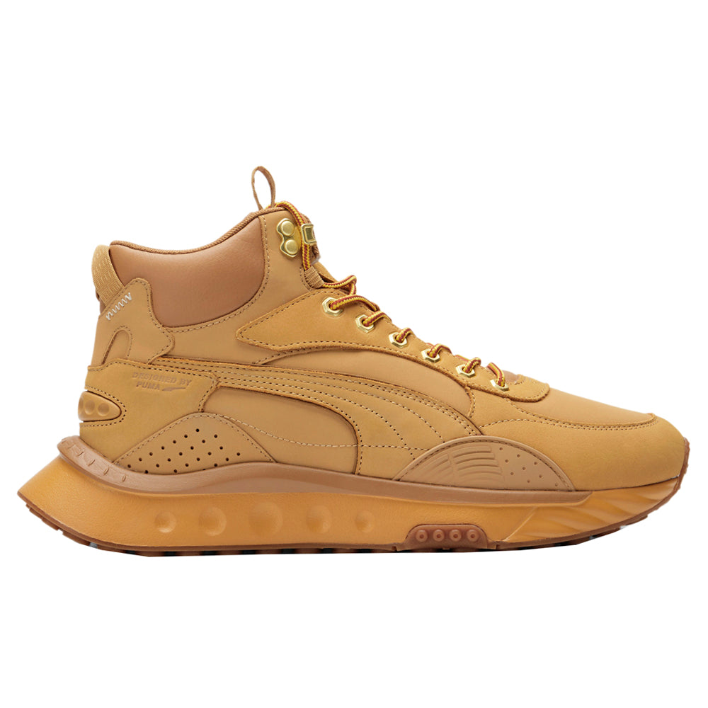 Shop Brown Mens Puma Wild Rider Mid High Top Lace Up Sneakers – Shoebacca