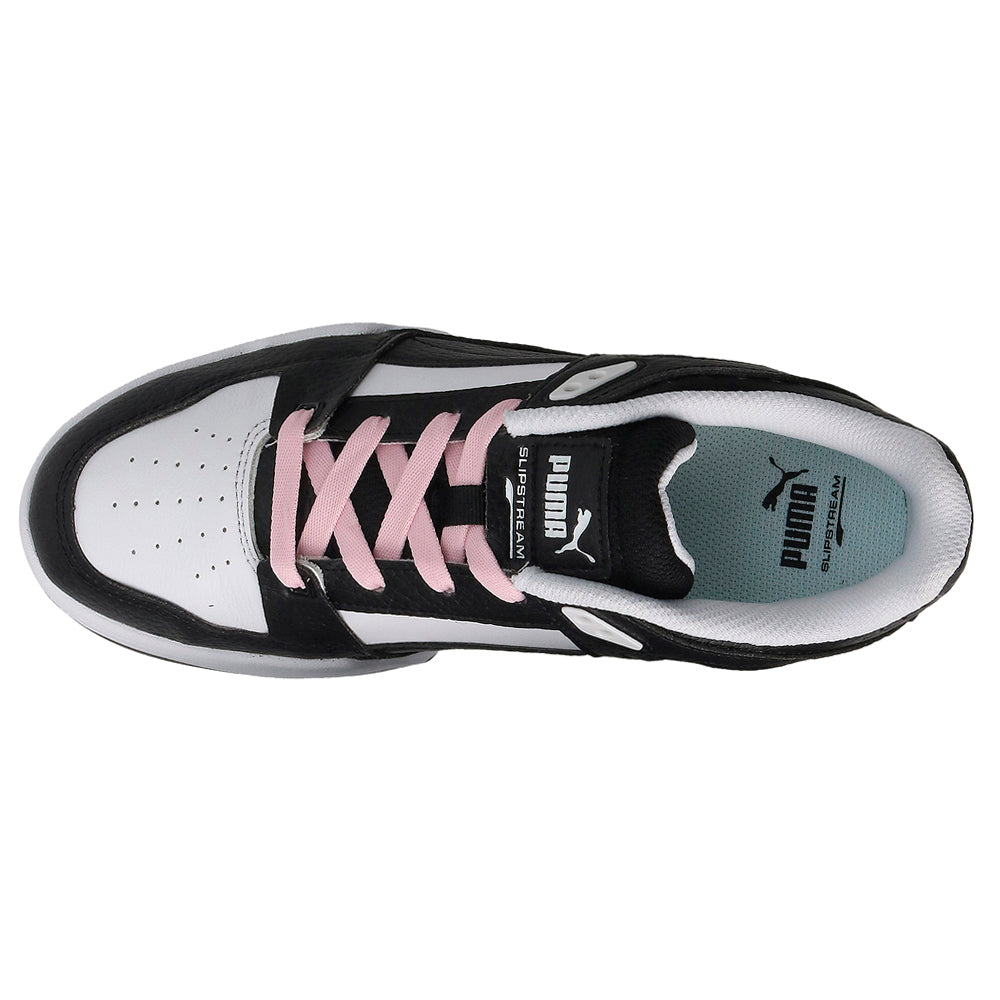 Shop Black, White Womens Puma Slipstream Runway Lace Up Sneakers