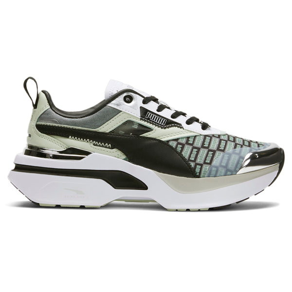 Shop Green Womens Puma PUMA X LAQUAN SMITH Kosmo Rider Lace Up