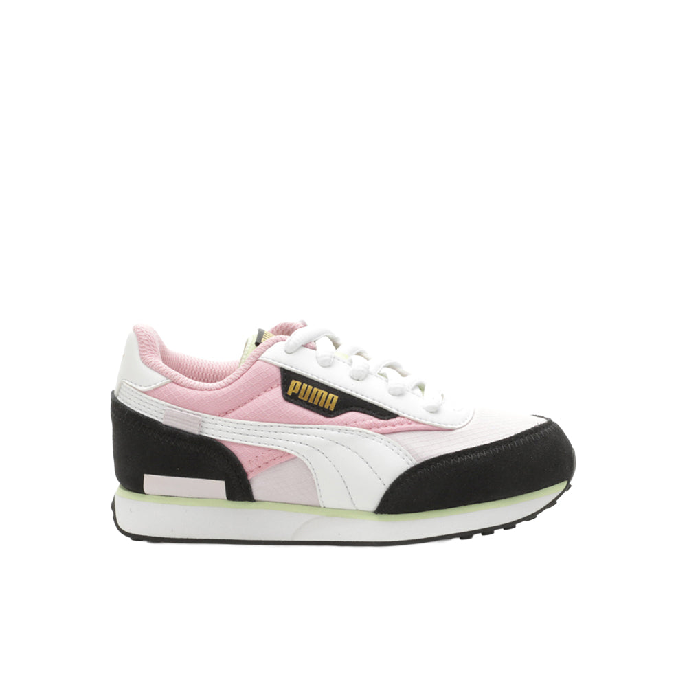 Shop Pink, White Girls Puma Future Rider Bouquet Lace Up Sneakers