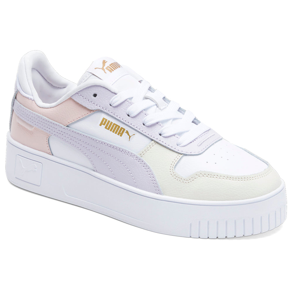 Shop White Womens Puma Carina Street Platform Lace Up Sneakers – Shoebacca