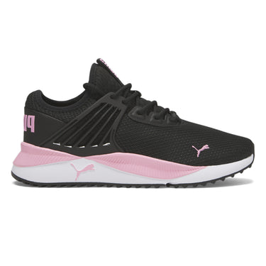 Shop Black, Pink Womens Puma Pacer Future Wide Lace Up Sneakers