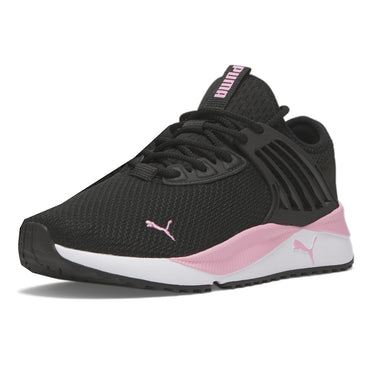 Shop Black, Pink Womens Puma Pacer Future Wide Lace Up Sneakers