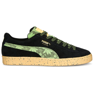 Shop Black, Green Mens Puma Suede Gentle Jungle Lace Up Sneakers