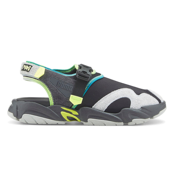 Shop Grey Mens Puma PUMA X PERKS AND MINI TS-01 River  display picture 1
