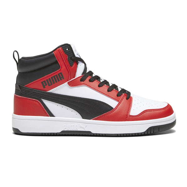 Puma Rebound LayUp Mid Men’s 8.5 Red White Black High Top Sneakers Rebound V6 Men main image 3