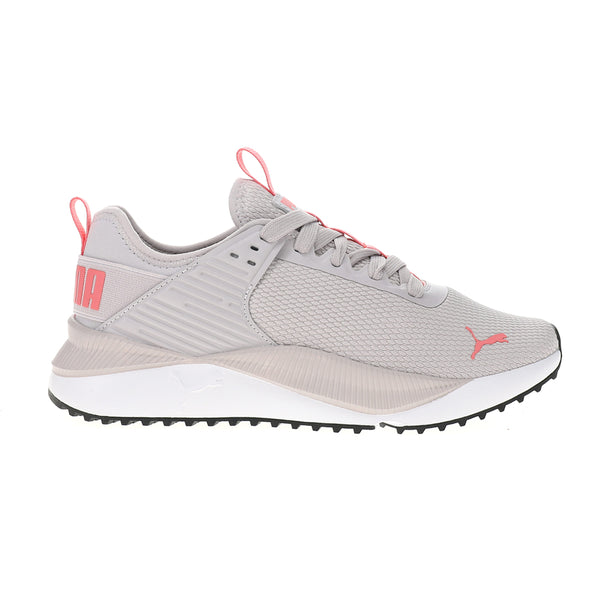 Shop Grey Womens PC Runner Mesh Lace Up Sneakers – Shoebacca display picture 3