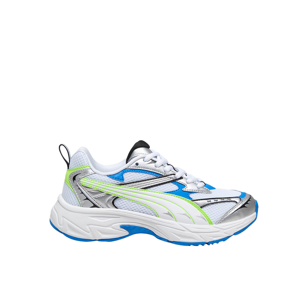 Shop White Boys Puma Morphic Lace Up Sneakers (Big Kid) – Shoebacca