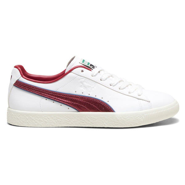 Shop Red Mens Puma Clyde Varsity Lace Up Sneakers – Shoebacca