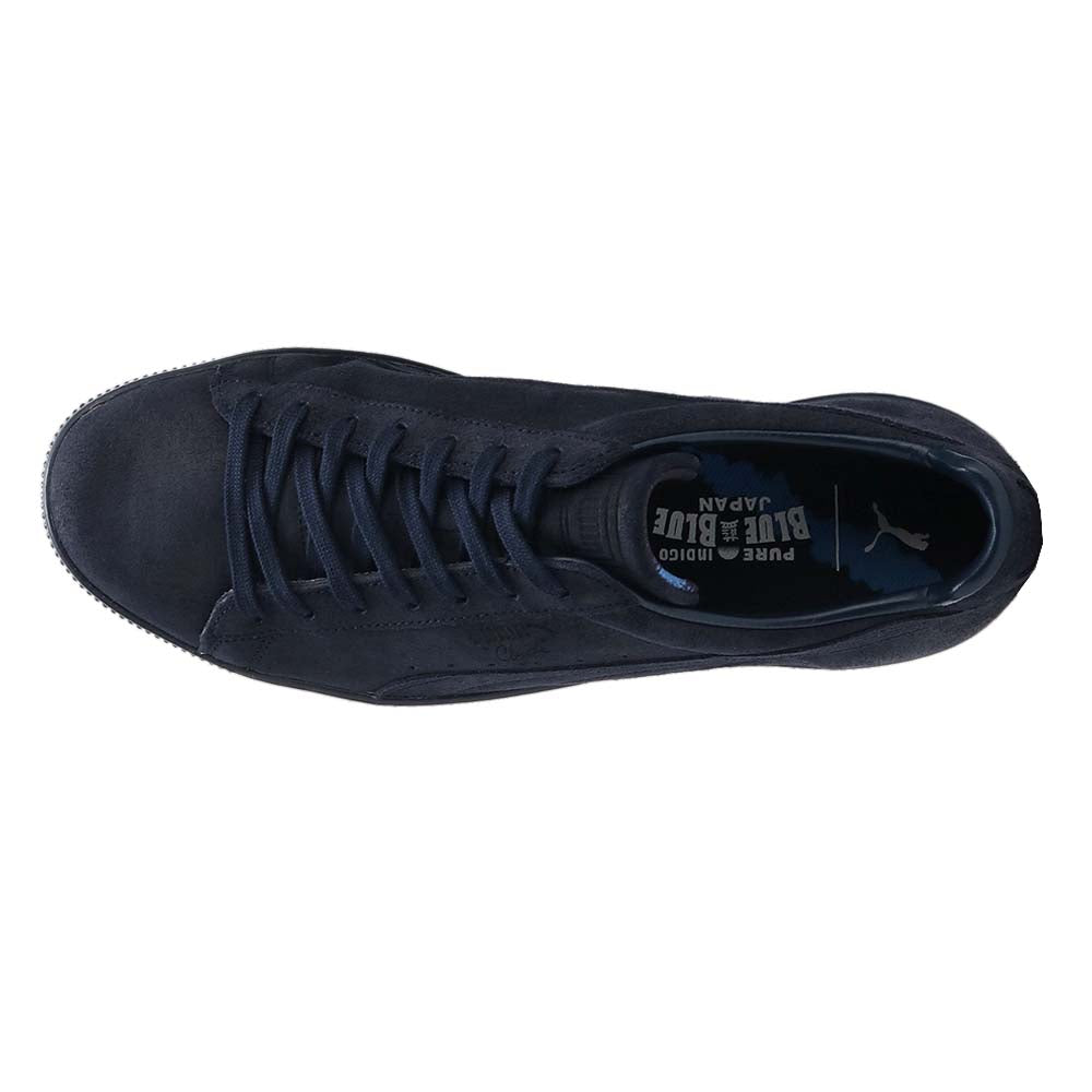 Shop Blue Mens Puma Clyde Blue Blue Japan Mij Sneakers – Shoebacca