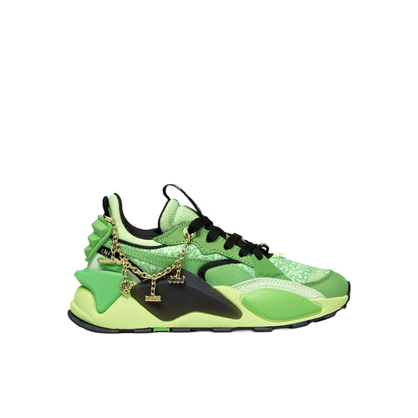 Shop Green Boys Puma PUMA HOOPS X LAFRANCE RS XL Lace Up Sneakers