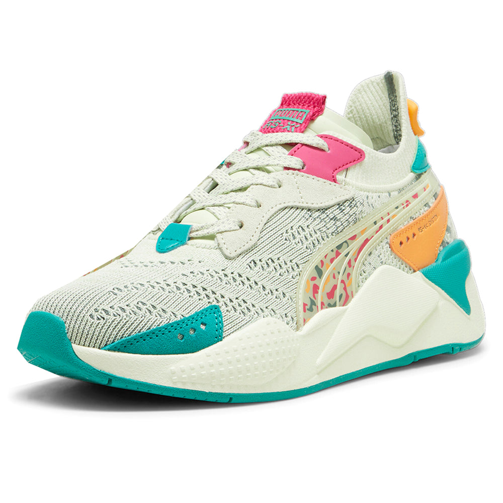 Tenis Puma Rs-xk Tropical Mujer Verde Verde Colombia En Kit