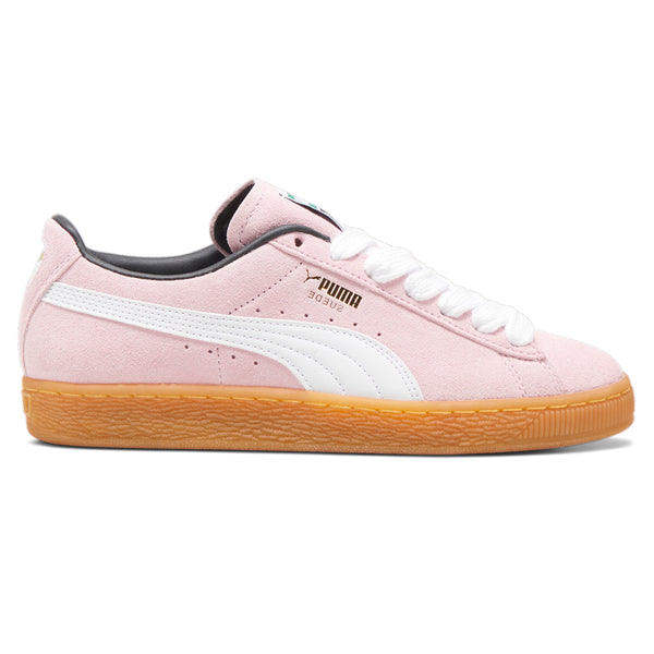 Shop Pink Womens Puma Suede Lace Up Sneakers – Shoebacca