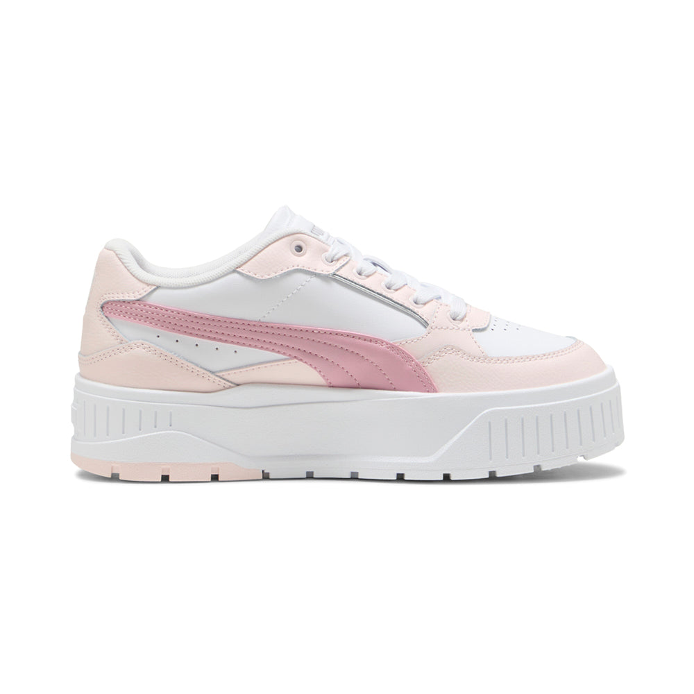 Shop Pink, White Womens Karmen II Idol Lace Up Sneakers – Shoebacca