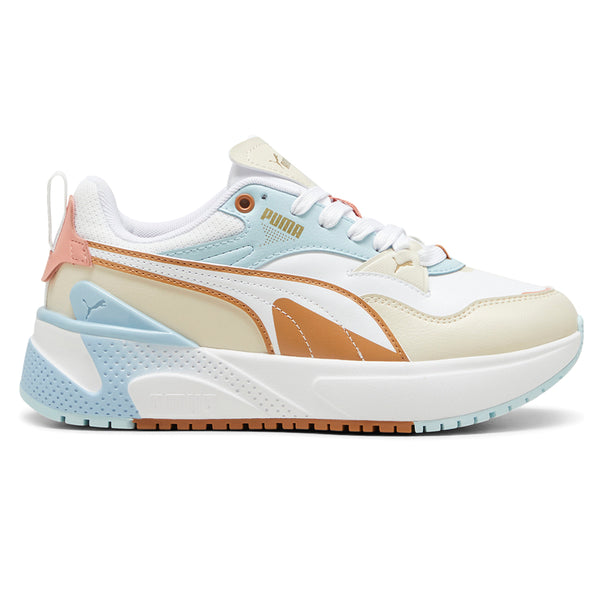 Shop Blue, White Womens Puma R78 Disrupt Lace Up Sneakers – Shoebacca