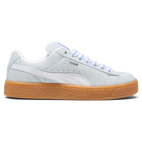 Shop Blue Womens Puma Suede XL Thick N Thin Lace Up Sneakers