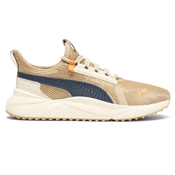 Shop Beige Mens Puma Pacer Future Street Plus Lace Up Sneakers
