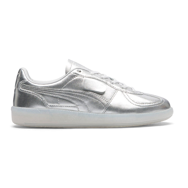 ジャム Shop Silver Womens Palermo Chrome Lace Up Sneakers – Shoebacca