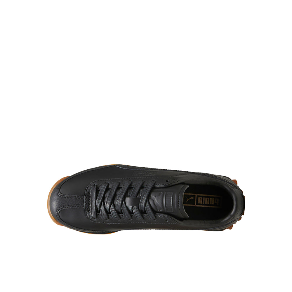 Shop Black Boys Puma Easy Rider Leather Lace Up Sneakers (Big Kid ...