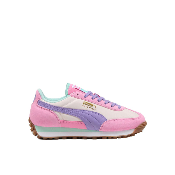 Shop Pink Girls Easy Rider Lace Up Sneakers (Big Kid) – Shoebacca