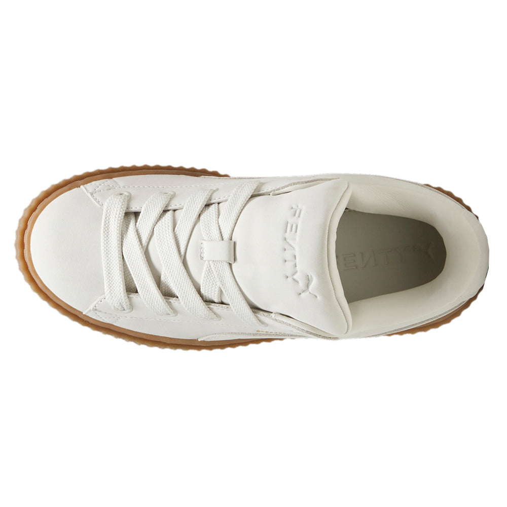 Shop Off White Womens FENTY X PUMA Creeper Phatty Nubuck Lace Up