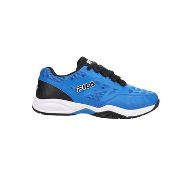 Shop Blue Boys Fila Axilus Lace Up Tennis Shoes (Little Kid-Big